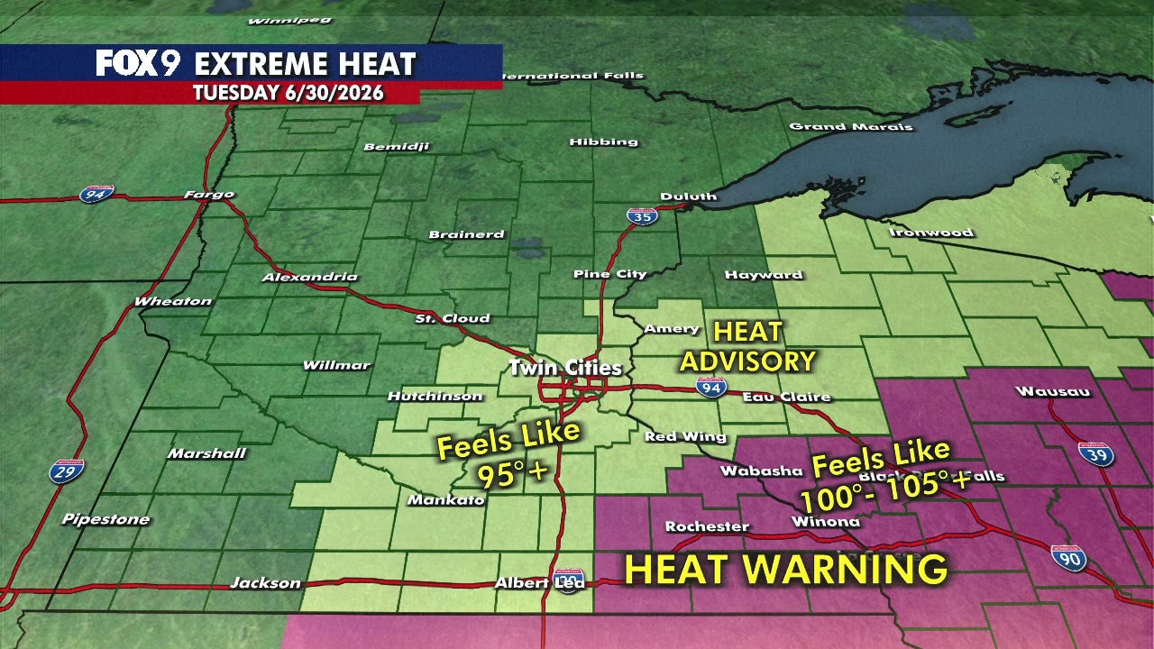 MN weather: Extreme Heat continues