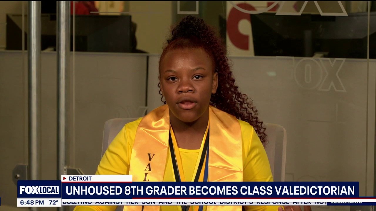 Teen eighth grade valedictorian lives in homeless shelter
