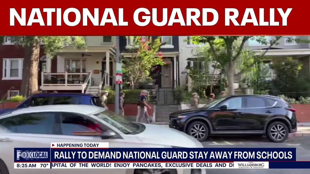DC rally to demand National Guard stay away from schools