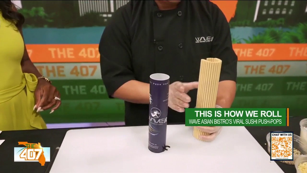 WAVE Asian Bistro Brings Sushi Push Pops to The 407
