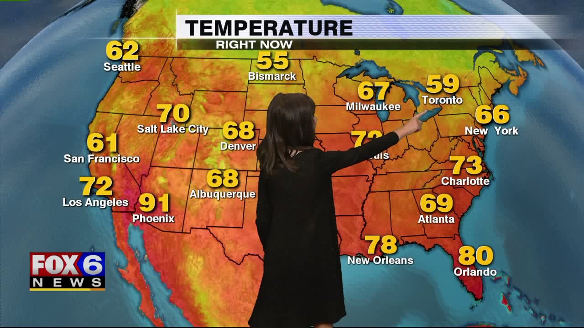 Sydney helps with the weather