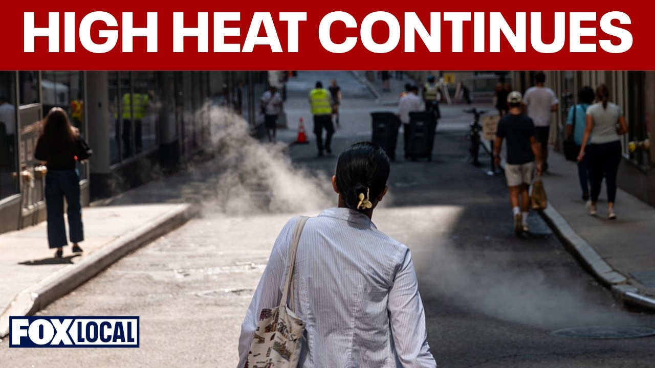 Heat advisory continues for tri-state area ahead of weekday rain showers