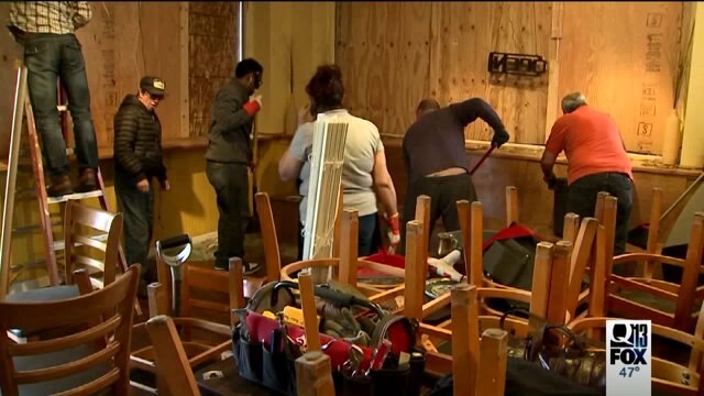 Greenwood business' cleanup