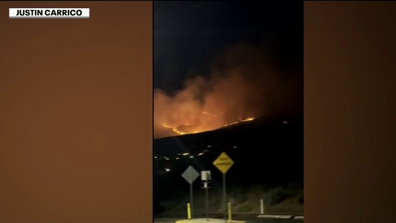 Nevada wildfire burning out of control