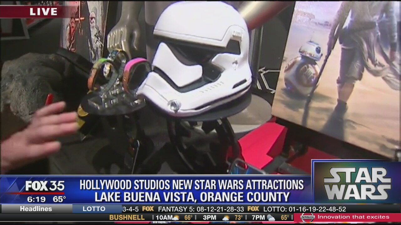 Look at gifts at Star Wars attraction