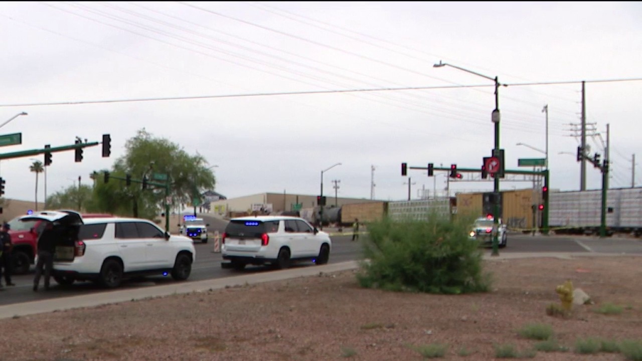 Woman critically injured after being hit by train in Phoenix