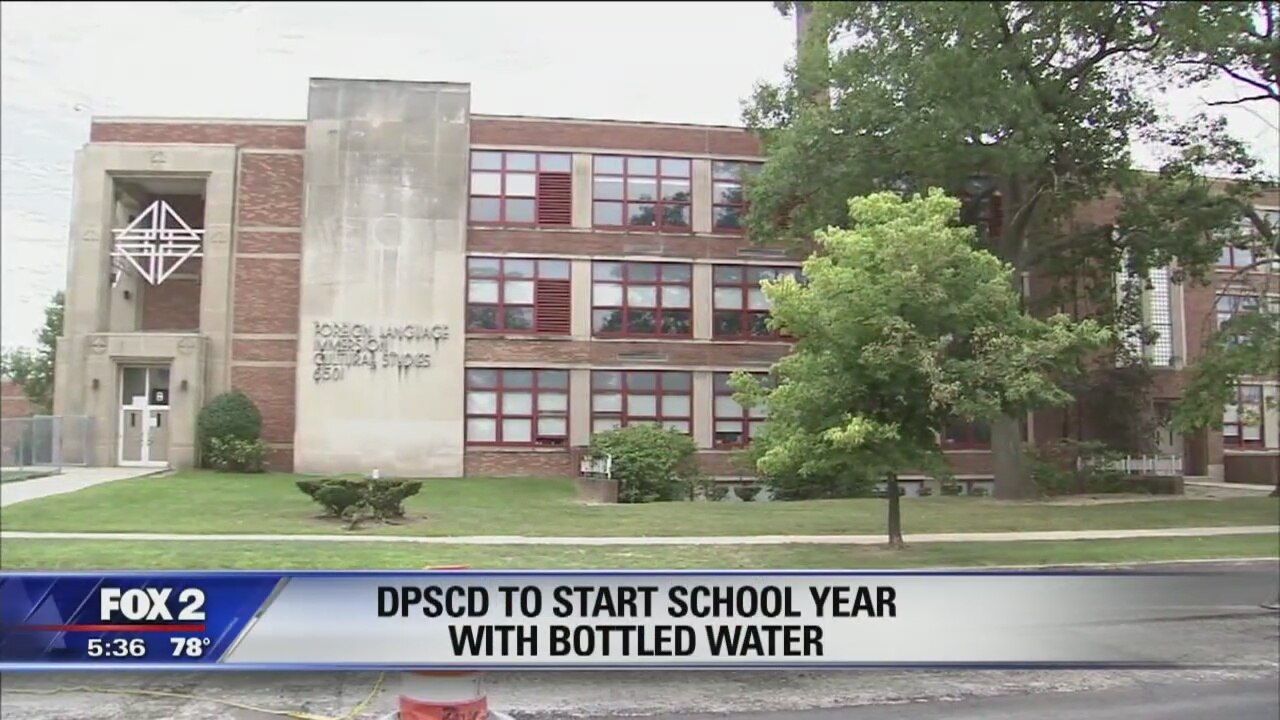 DPSCD to start school year with bottled water after high lead levels found