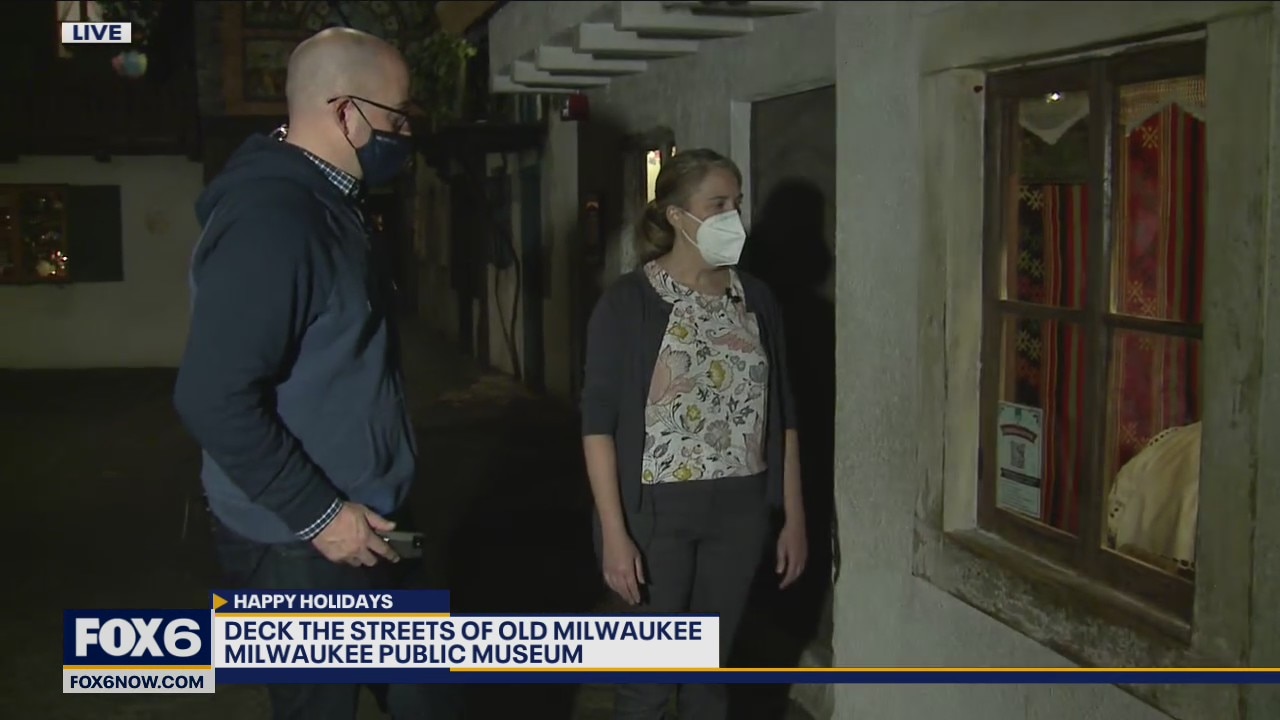 From decorated homes to greeting cards at an Old Milwaukee Print Shop, the Streets Of Old Milwaukee Holiday Experience