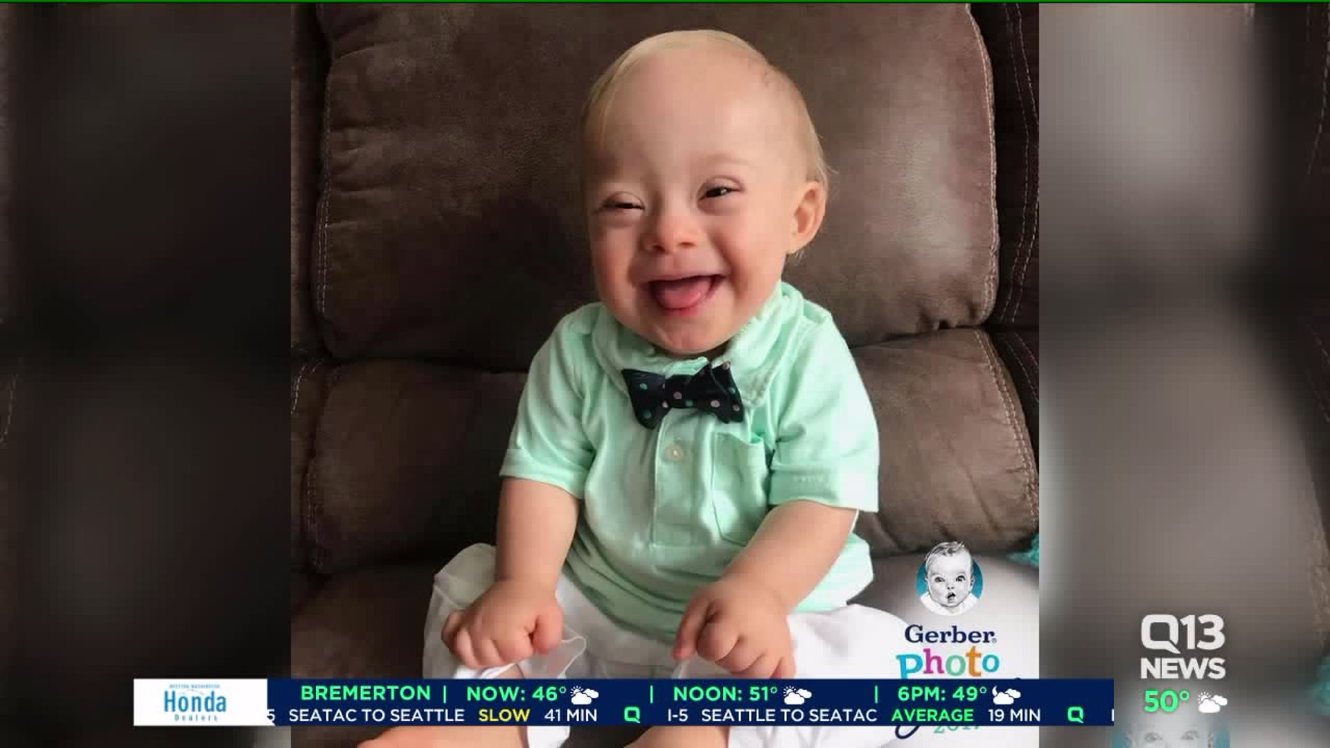 Meet Lucas! He`s the first 'Gerber Baby' with Down syndrome