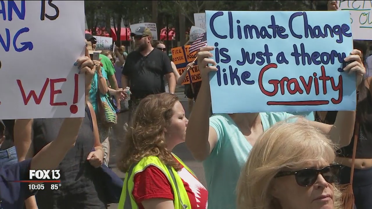 Hundreds join Climate March in Tampa