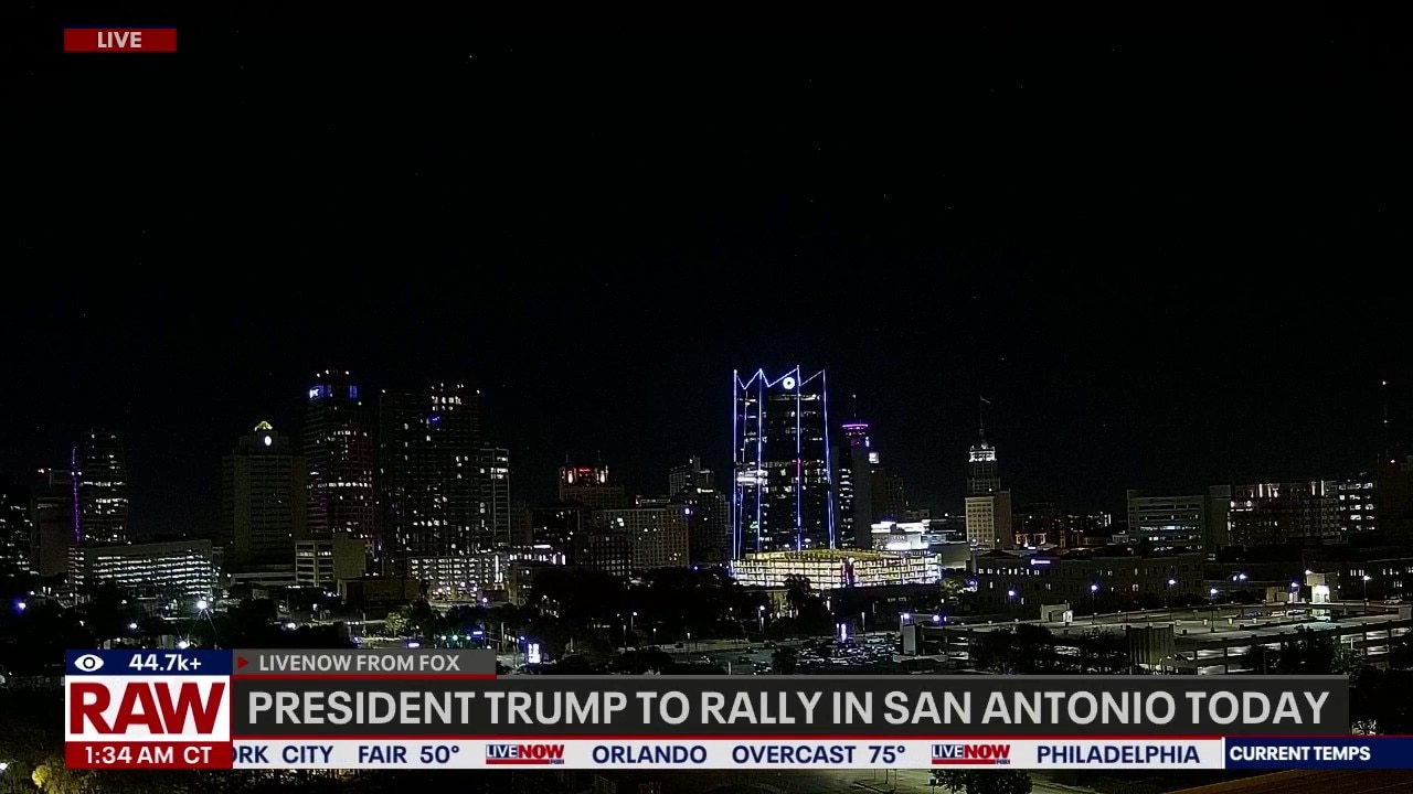 Today: President Trump makes stop in San Antonio 
