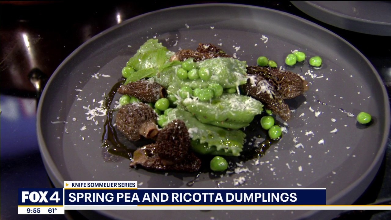 Spring pea and ricotta dumpling recipe