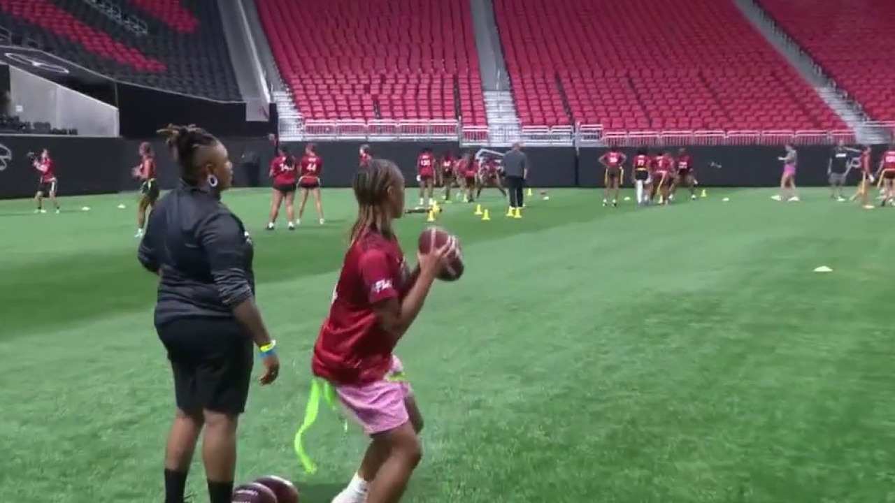 Falcons showcase girls flag football talent