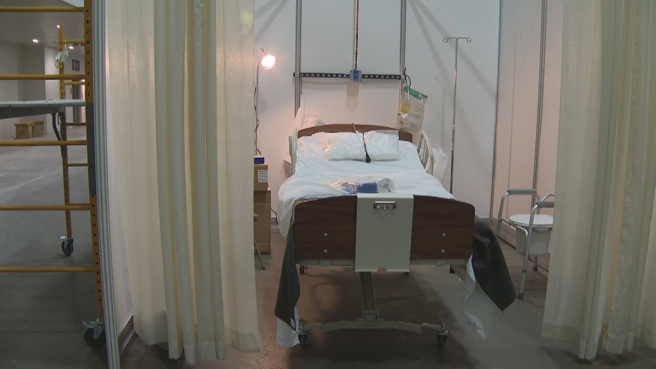 TCF Center opens as COVID-19 field hospital Friday