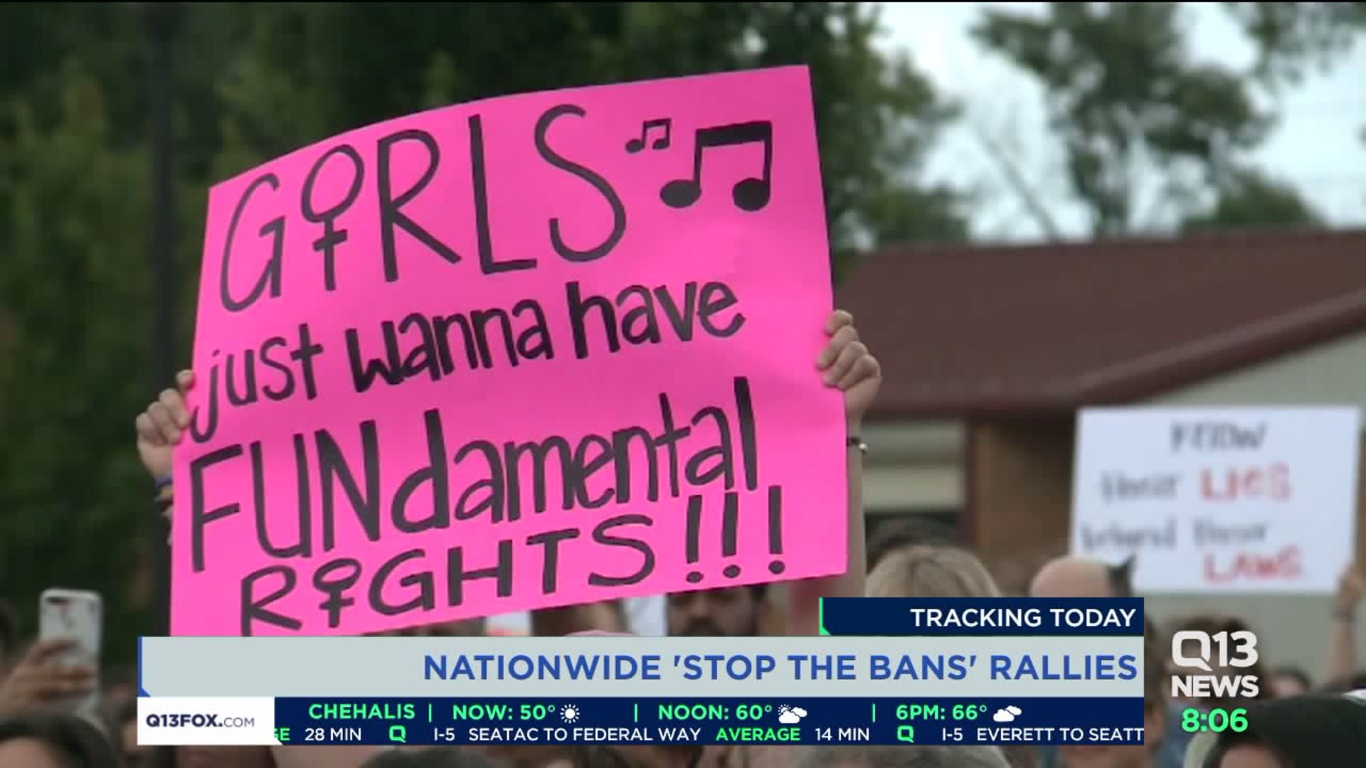 Abortion rights advocates rally across the country Tuesday