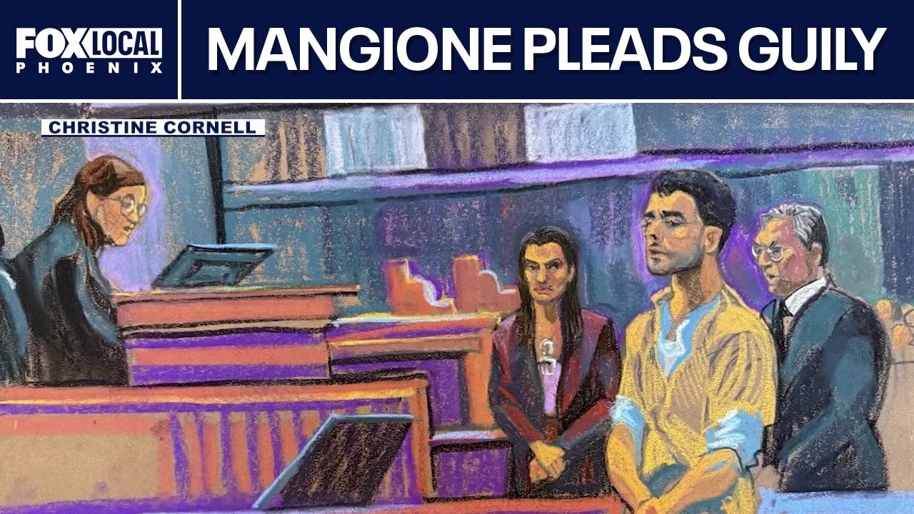 Luigi Mangione pleads guilty in CEO murder