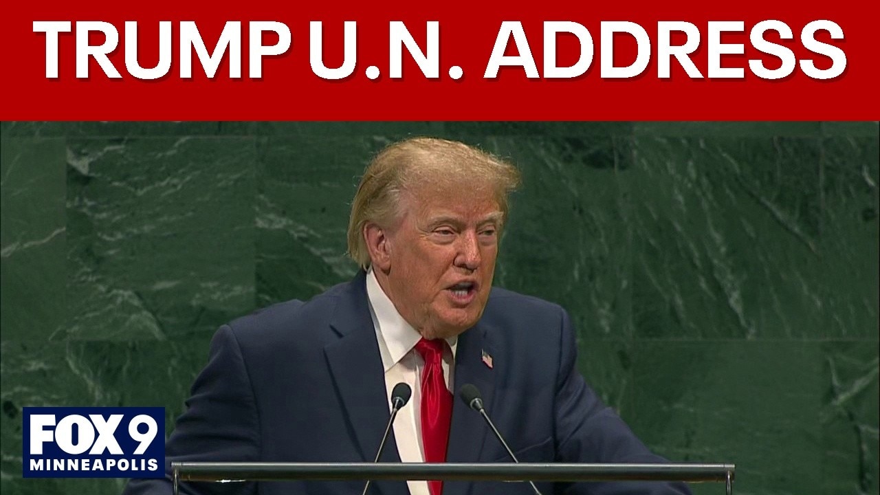 Trump address UN General Assembly about Iran war, tariffs