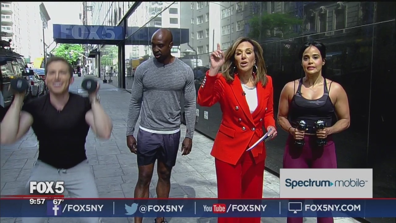 Fitness pop-up event