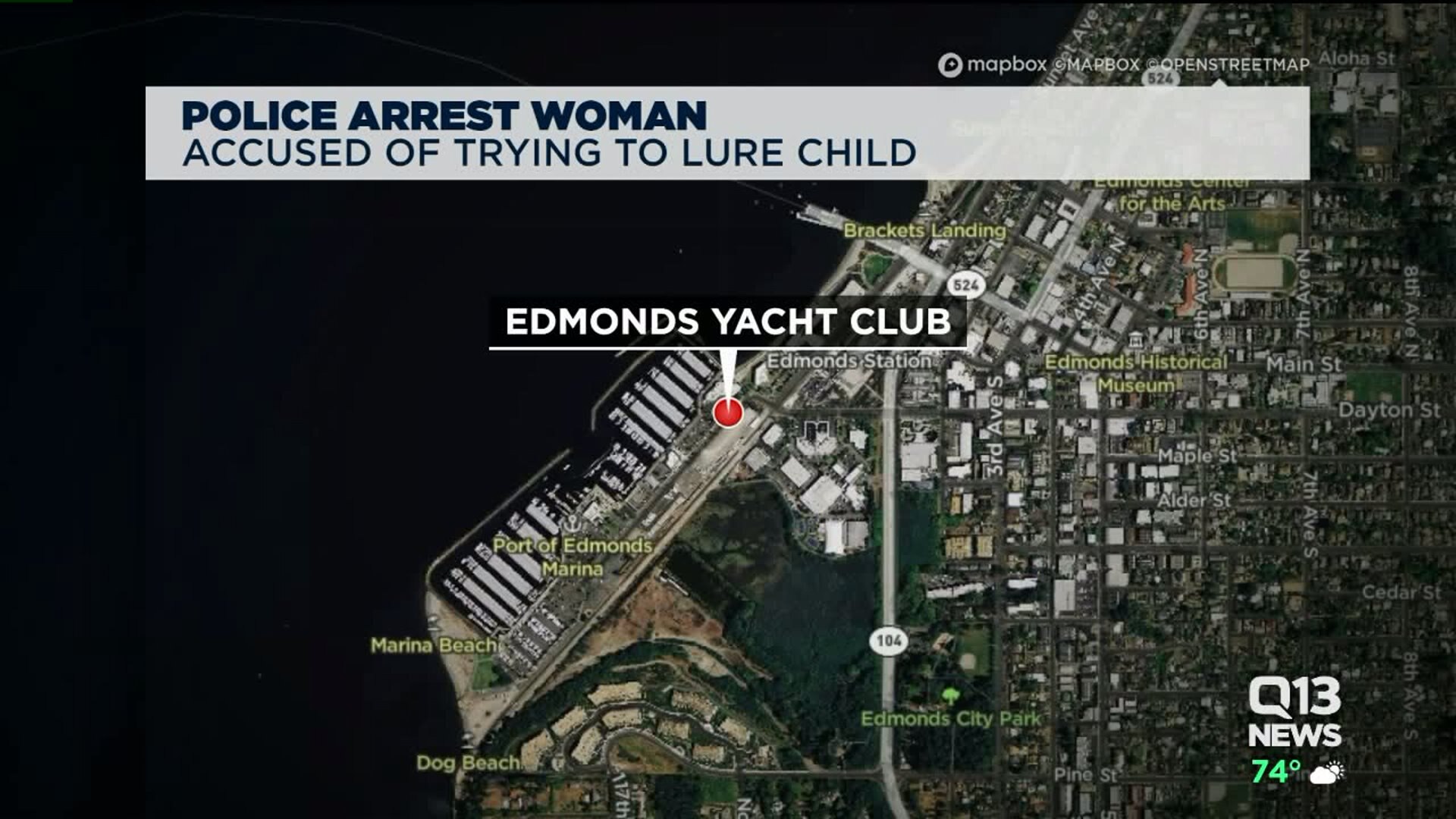 Lynnwood woman arrested after trying to lure 4-year-old away from family, police say