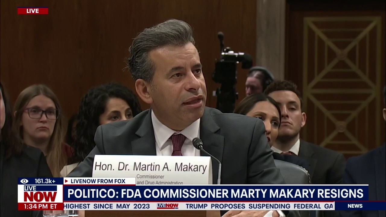 FDA Commissioner Marty Makary resigns