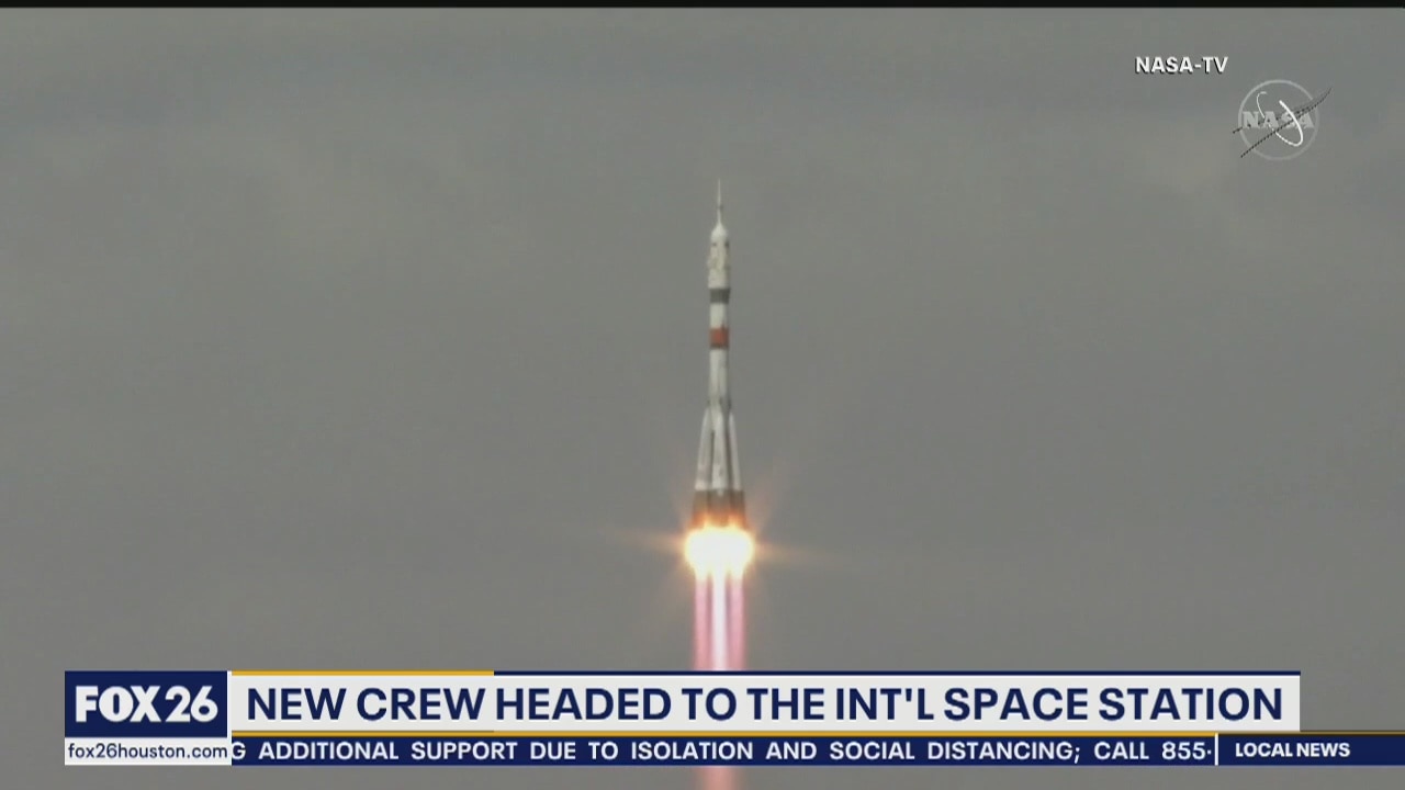 New crew headed to the International Space Station
