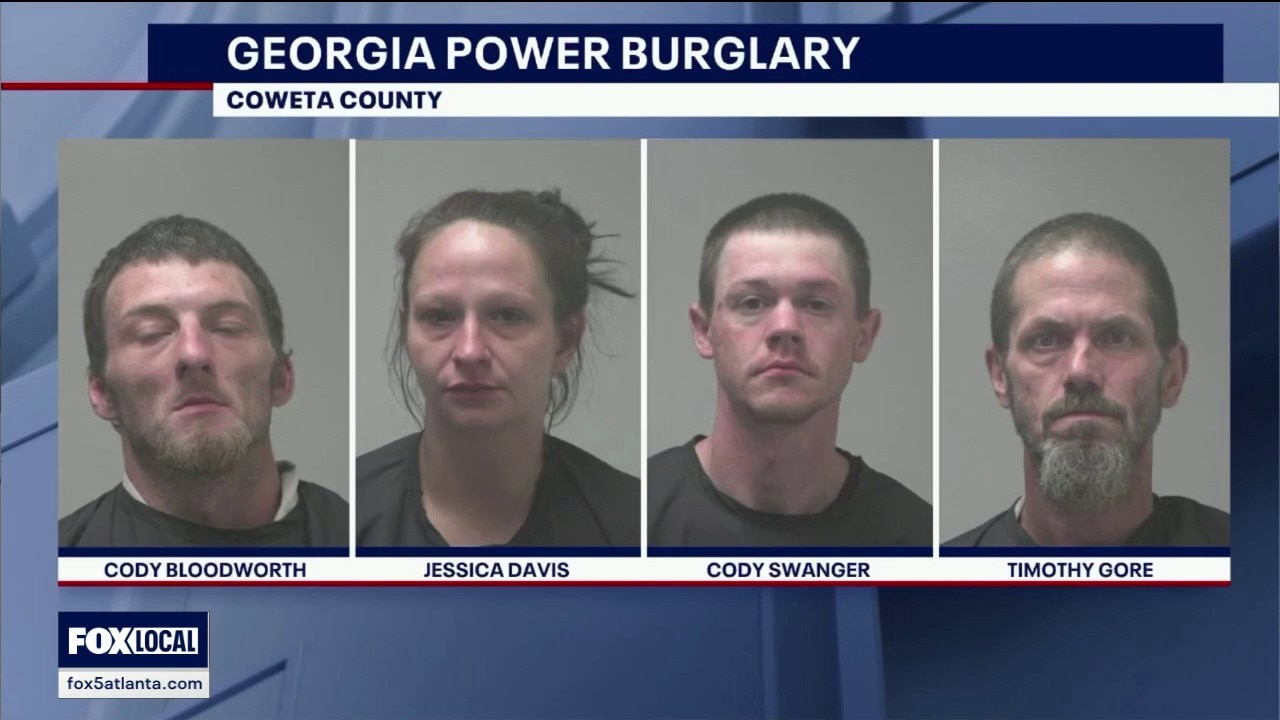 4 arrested for Georgia Power plant burglary 
