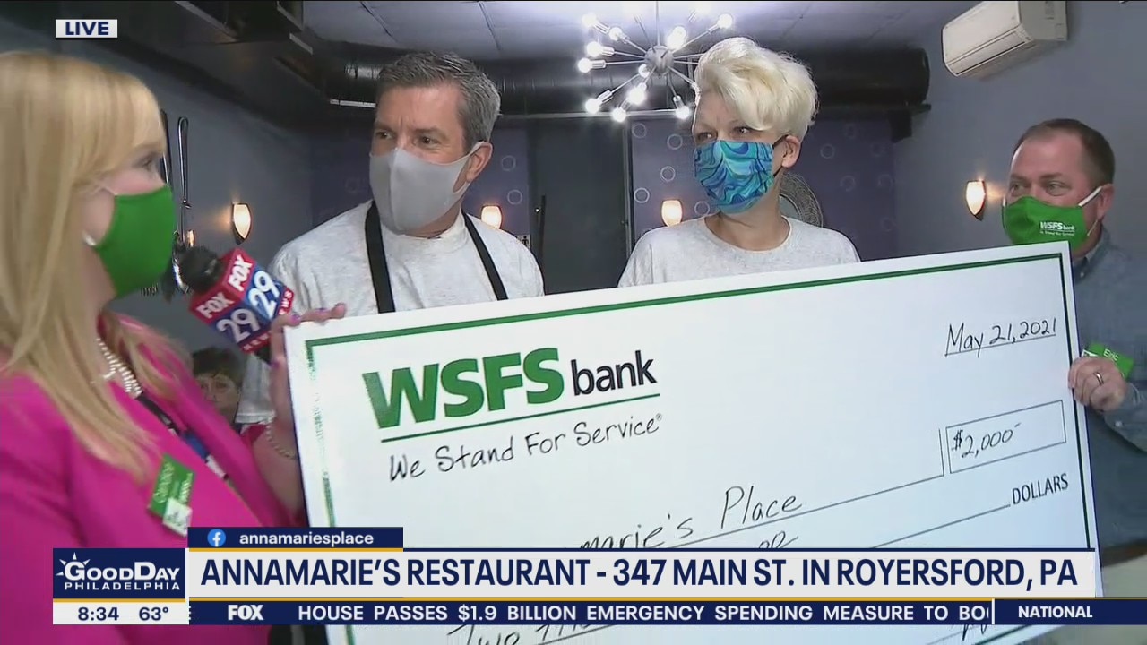 SPONSORED: Bob visits Annamarie's Restaurant, a WSFS Small Business Resiliency Contest Winner