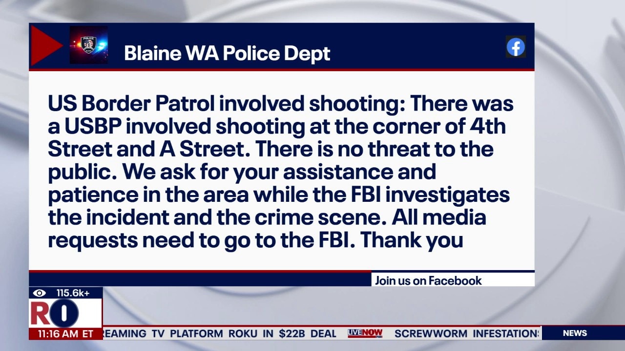 FBI investigating border patrol involved shooting in WA