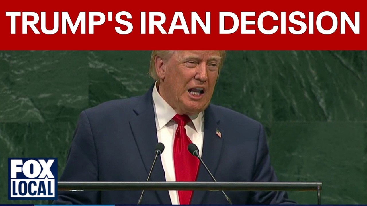 Trump says he 'has a big decision to make on Iran' at U.N. General Assembly