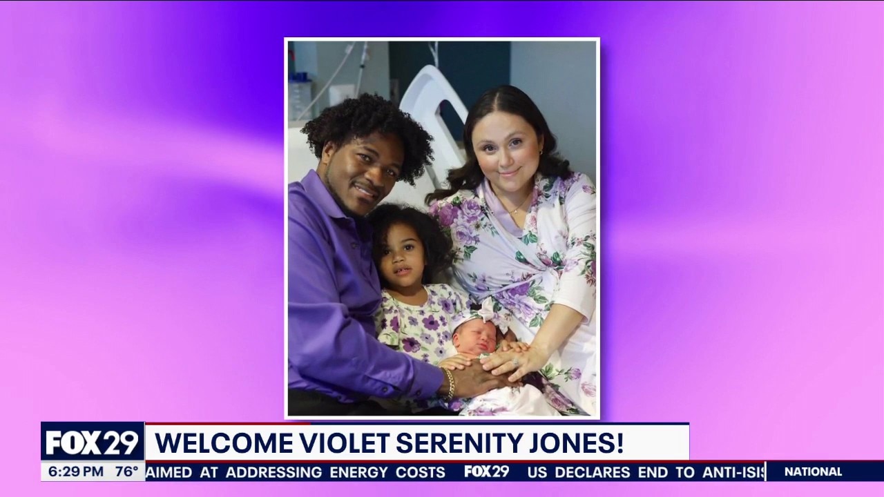 FOX 29 New Addition: Welcome Violet Serenity Jones