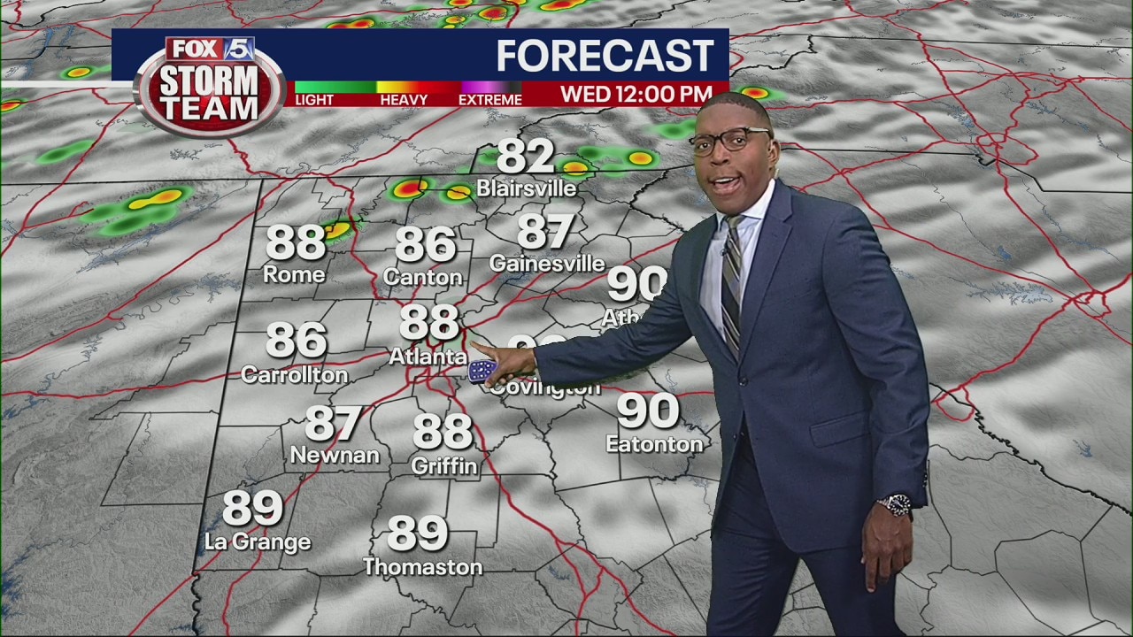 Wednesday morning weather forecast