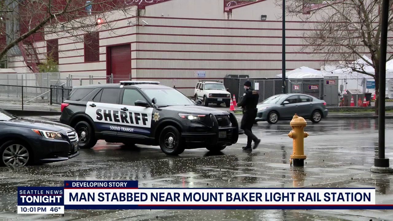 Man stabbed, seriously injured near Mount Baker light rail station