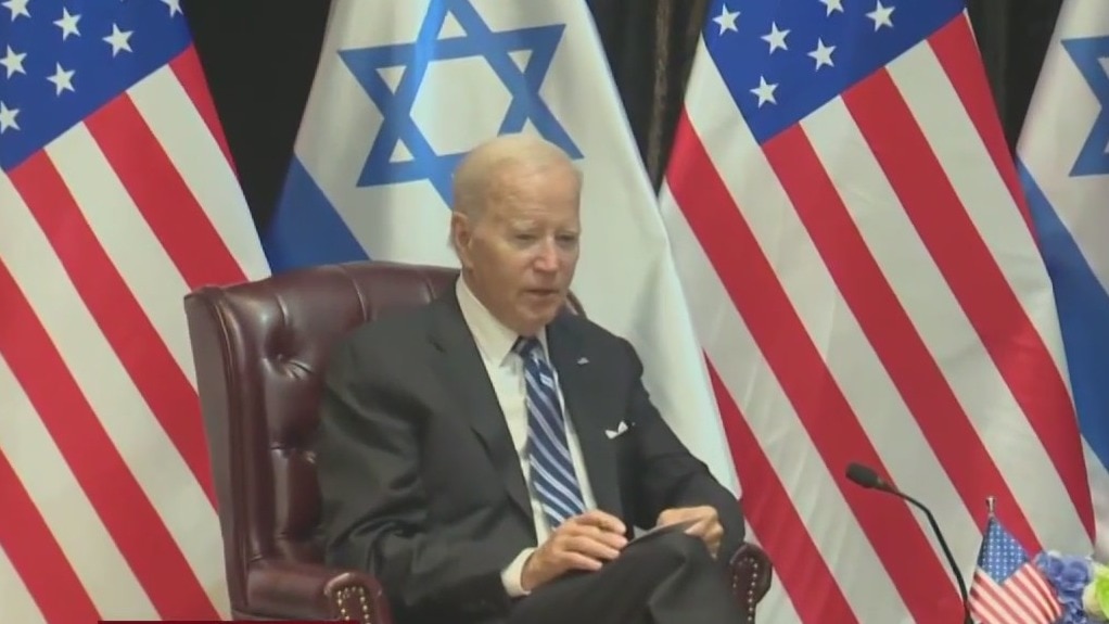 President Biden vows solidarity with Israel, targets Hamas in sanctions