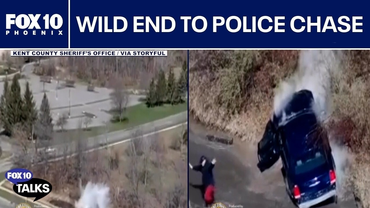 Latest on Hazen Fire; driver crashes into pond during police chase | FOX 10 Talks