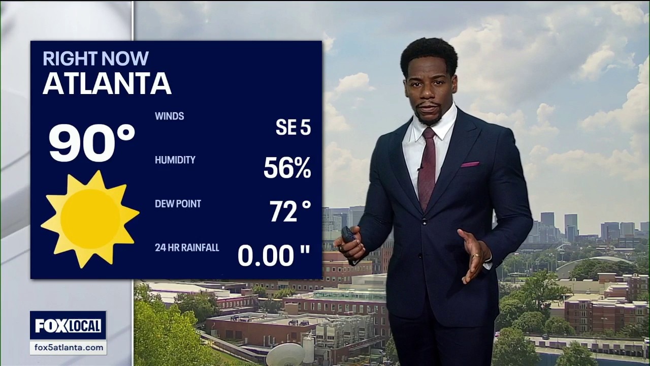 Thursday midday weather forecast