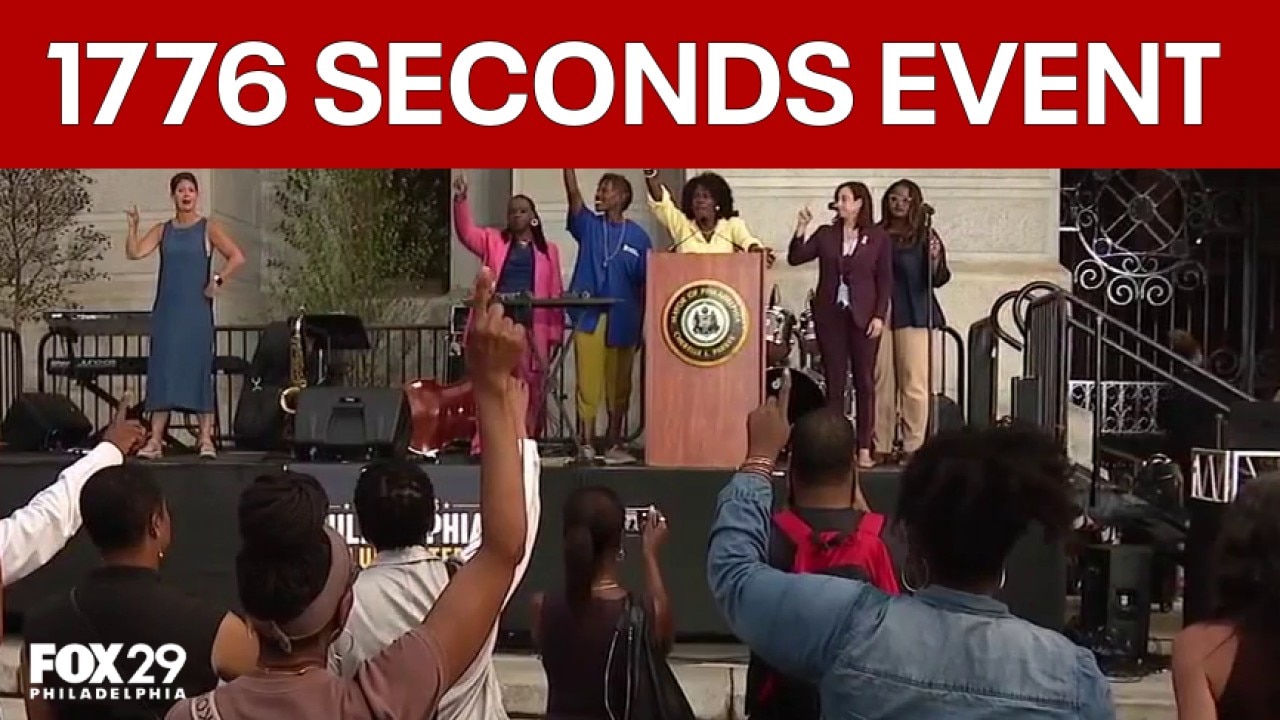 Philadelphia hosts '1776 Seconds: Philadelphia Illuminated' at City Hall