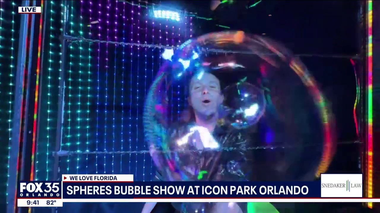 Spheres Bubble Show arrives at ICON Park