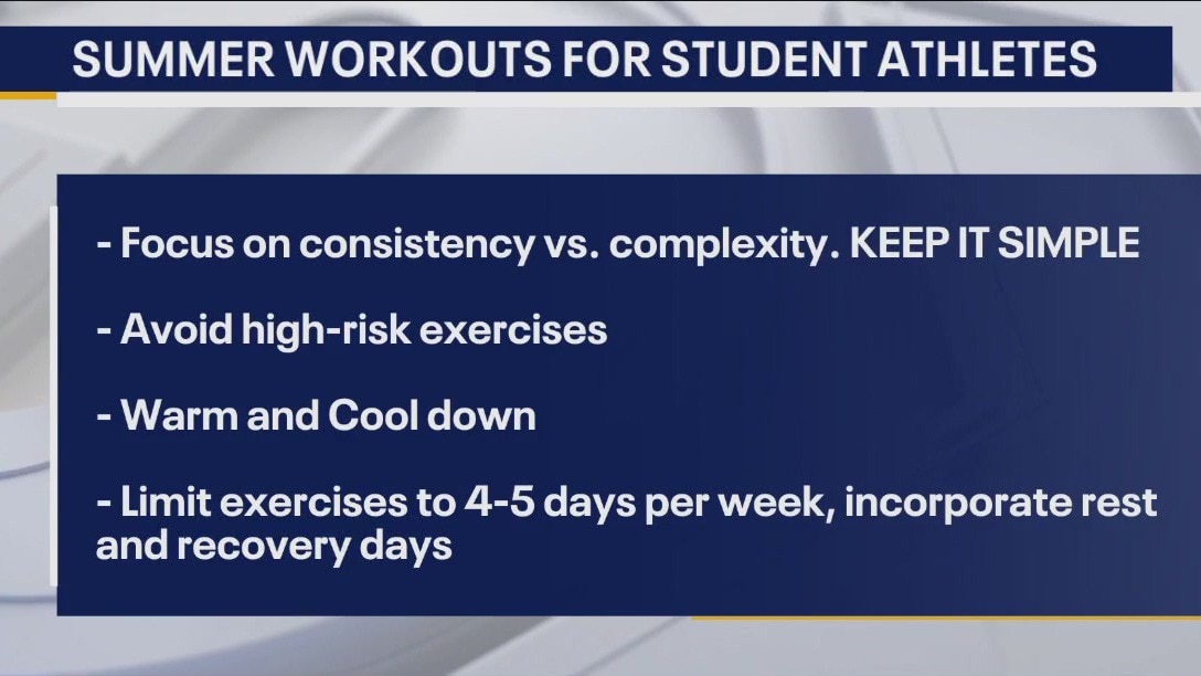 Importance of student athletes staying in shape over summer