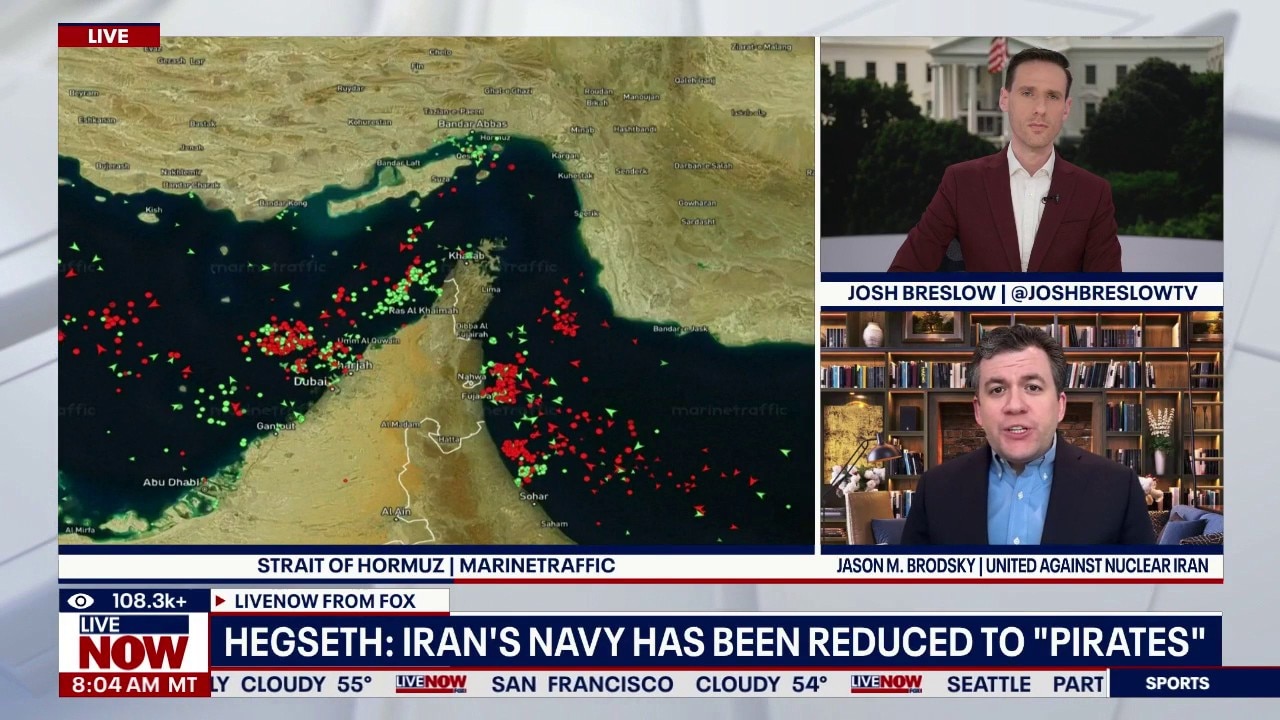 Hegseth: Iran's Navy reduced to "pirates" 