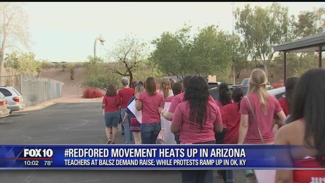 #RedforEd movement continues to heat up in Arizona