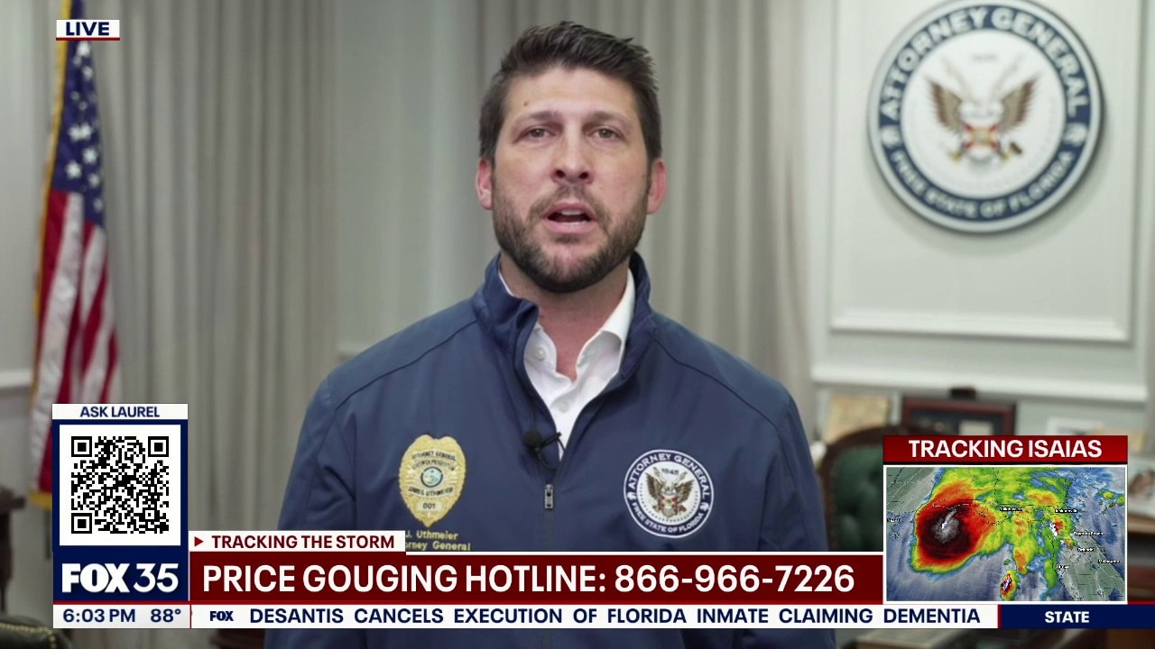 Florida AG warns looters, scammers ahead of Hurricane Isaias