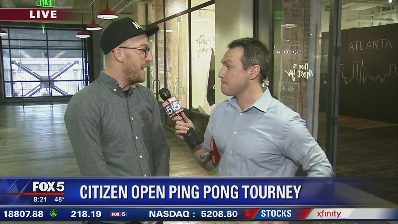 Ping pong tournament bounces into town