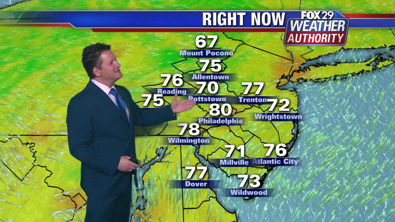 FOX 29 Weather Authority 7-day forecast 11 p.m.