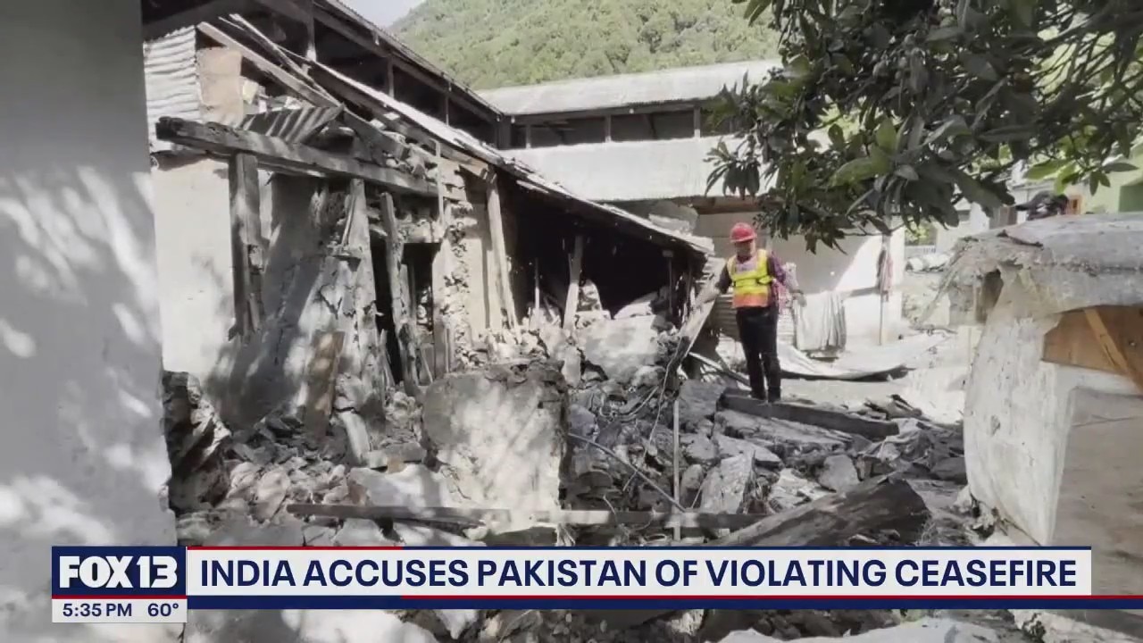 India accuses Pakistan of violating ceasefire agreement