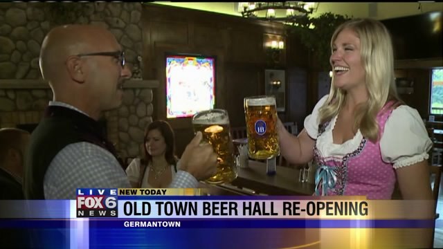 Laura checks out the new beer hall