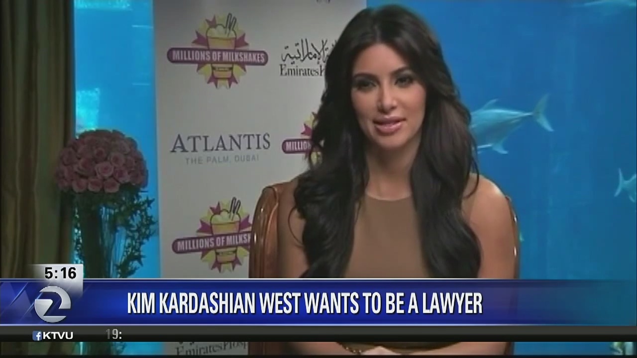 Kim Kardashian wants to be a lawyer