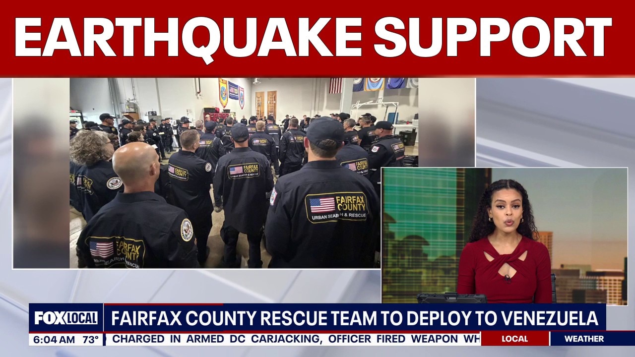 Fairfax County rescue team deploying to Venezuela after earthquakes
