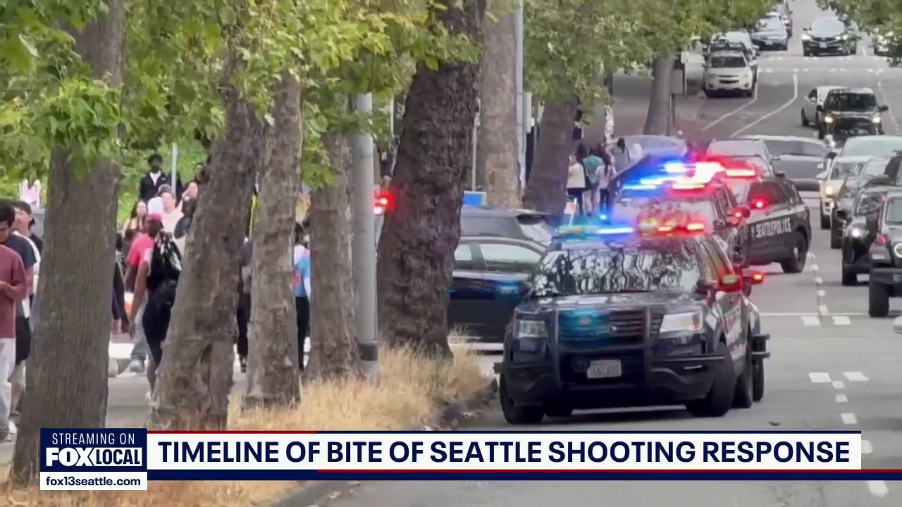 Timeline of Bite of Seattle shooting police response
