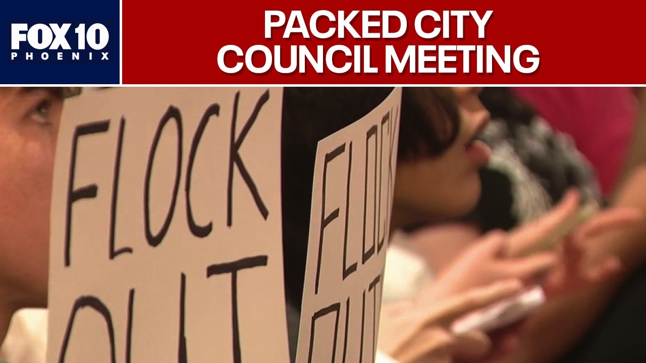 Chandler Flock Safety camera contract protested