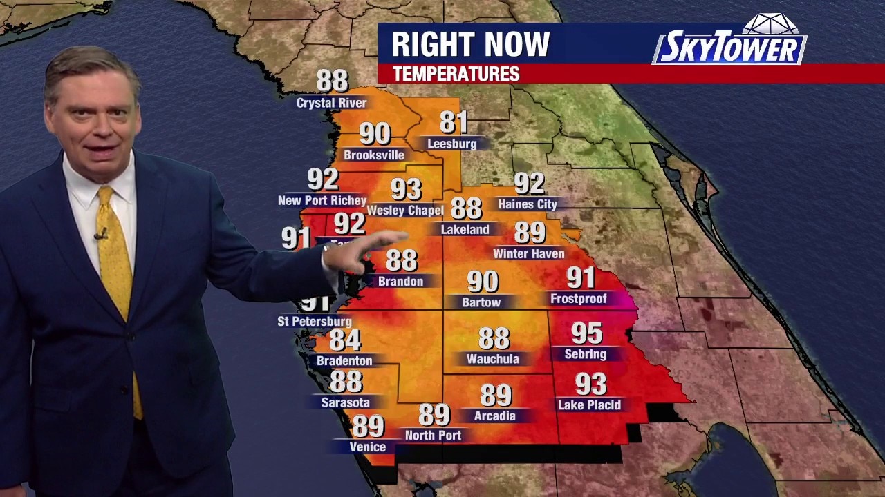 Tampa weather | Tuesday evening forecast
